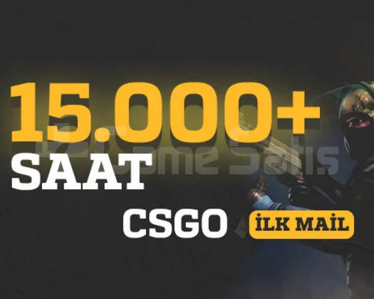 15000 Saat CSGO + FACEİT HAZIR