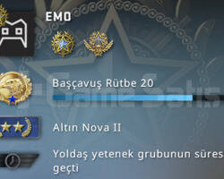 Prime 3 Madalya+80 TL Envanter+5 LVL Faceit