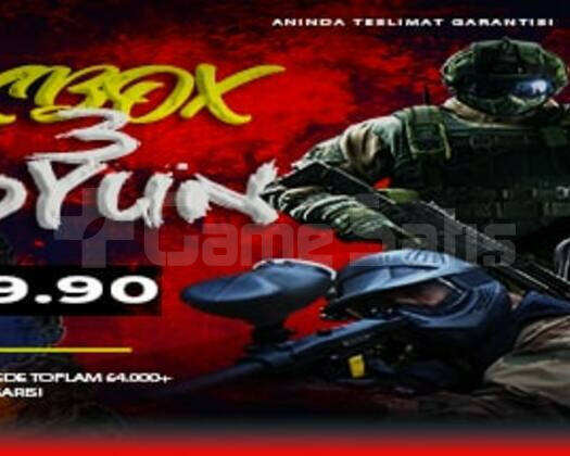 Dilediğiniz 3 XBOX Oyunu + Garanti 49.90