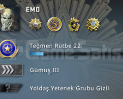 5 Madalya Prime+1165 Saat CSGO