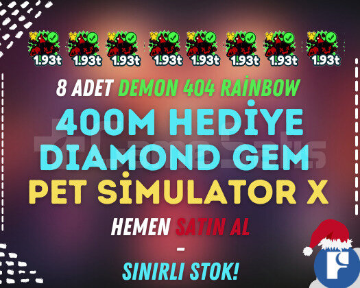 8X RAİNBOW 404 DEMON + 400 MİLYON ELMAS HEDİYE!