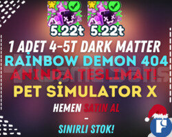 1X DARK MATTER RB 4-5T 404 DEMON + 100M ELMAS!