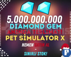 5B ELMAS GEM - PET SİMULATOR X & HIZLI TESLİM!