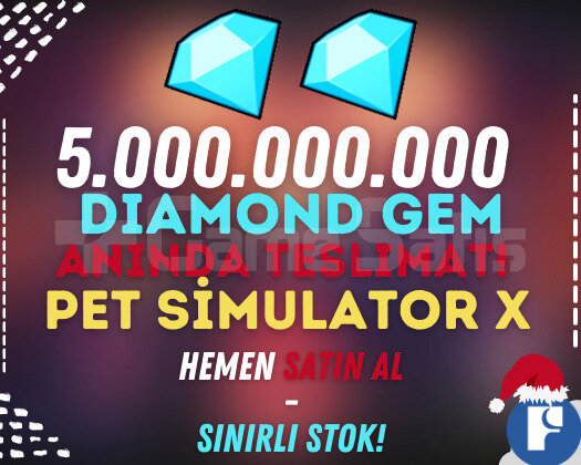 5B ELMAS GEM - PET SİMULATOR X & HIZLI TESLİM!
