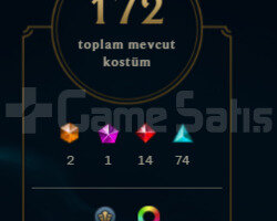 ACİL SATILIK FULL HESASP 175 KOSTÜM