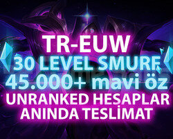 TR-EUW BAN RİSKSİZ 45K-100K GARANTİLİ UNRANKED