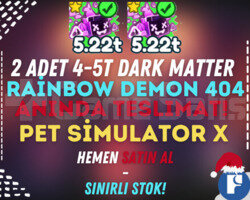 2 ADET DARK MATTER 4-5T 404 DEMON & ANINDA TESLİM!