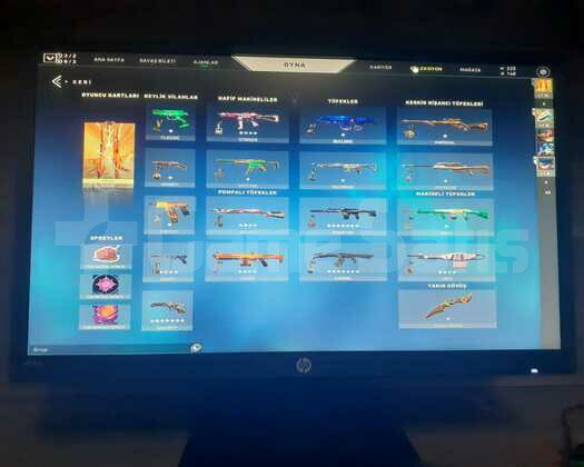 Gold 3 bol skinli hesap