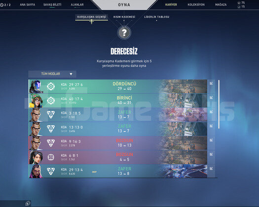 YAĞMACI VANDAL + BATTLEPASS TÜRKİYE HESAP