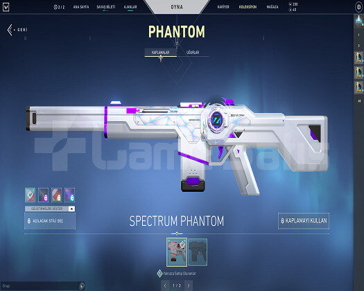 spectrum phantom ve uranyum bıçak