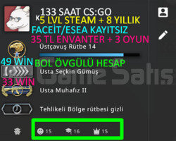 133 SAAT l 35 TL ENVANTER l FACEİT/ESEA KAYITSIZ
