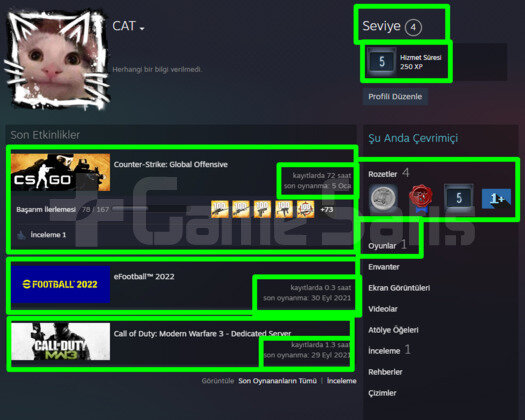 72 SAAT l 2 MADALYA l YÜKSEK RANK l FACEİT/ESEA