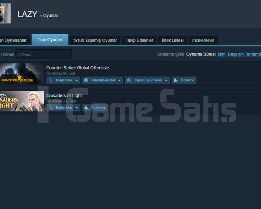 86 SAAT l 2 MADALYA l YÜKSEK RANK l ARK EKLE