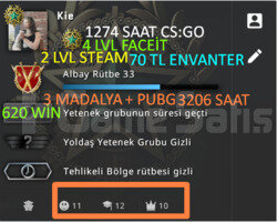 1274 SAAT l 3 MADALYA l 70 TL ENVANTER l4LVLFACE