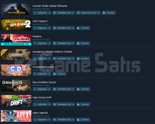 168 SAAT l 9 LVL STEAM l FACEİT/ESEA KAYITSIZ
