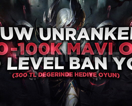 EUW 50-100K GARANTİLİ 30 LVL UNRANKED HESAPLAR