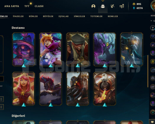 29 kostümlü unranked hesap