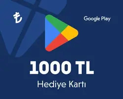 1000 TL Google Play Hediye Kartı