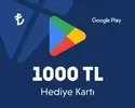 1000 TL Google Play Hediye Kartı