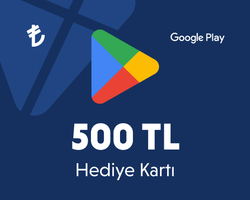 500 TL Google Play Hediye Kartı