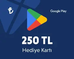 250 TL Google Play Hediye Kartı