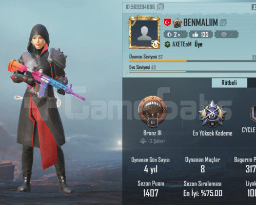 Pubg Mobile Hesap Çok Acil Satılık!!