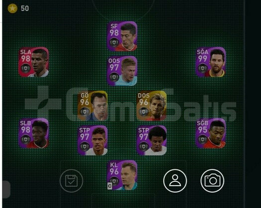 Pes Mobile Hesap Acil Satılık!!