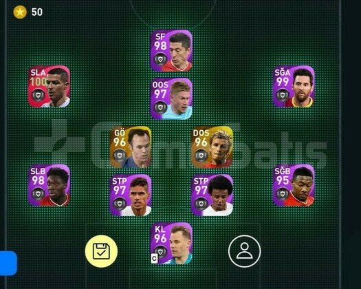 Pes Mobile Hesap Acil Satılık!!