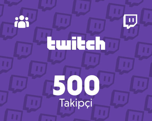 Twitch 500 Takipçi