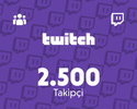 Twitch 2500 Takipçi
