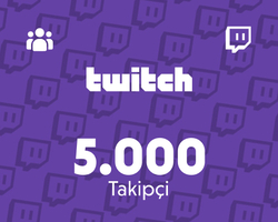 Twitch 5000 Takipçi