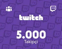 Twitch 5000 Takipçi