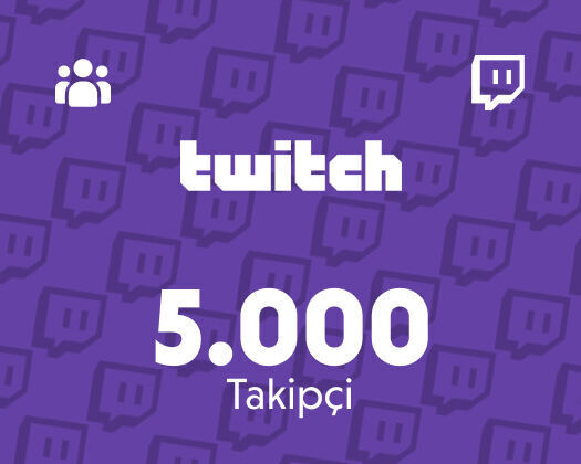 Twitch 5000 Takipçi