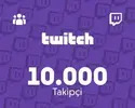 Twitch 10000 Takipçi