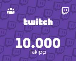 Twitch 10000 Takipçi