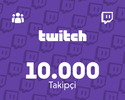 Twitch 10000 Takipçi