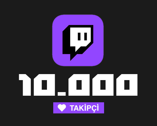 Twitch 10000 Takipçi Al Güvenilir Alışveriş GameSatış