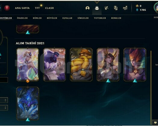 36 Seviye Elementalist Lux Smurf Silver Hesap