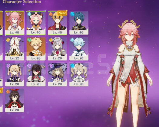 Rank 27 Raiden Shogun C1 Yae miko