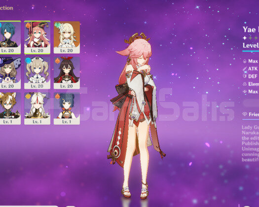 AR 24 Yae Miko + Keqing