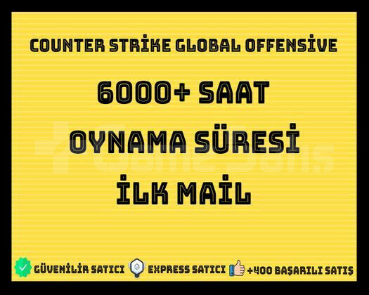 6000 Saat Csgo + FACEİT HAZIR