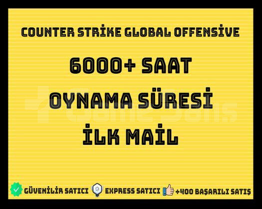 6000 Saat Csgo + FACEİT HAZIR