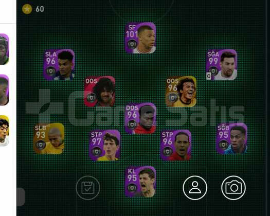 Pes Mobile Hesap Acil Satılık!!