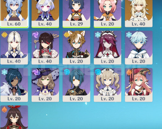 Rank 35 Ganyu + qiq + rate up
