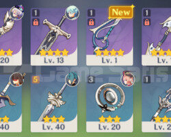 Rank 35 Ganyu + qiq + rate up