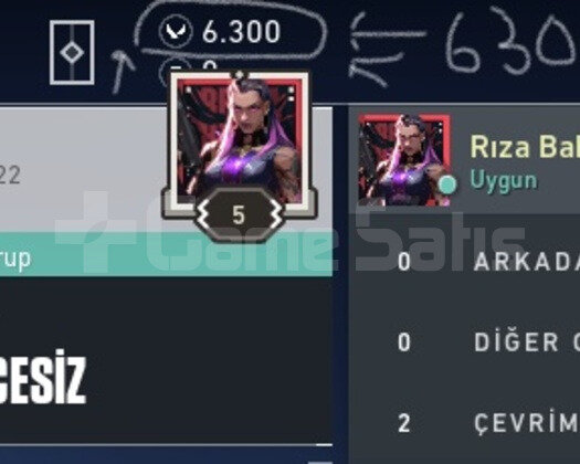 6300vp DEĞERİNİN ALTINDA FİYATTA