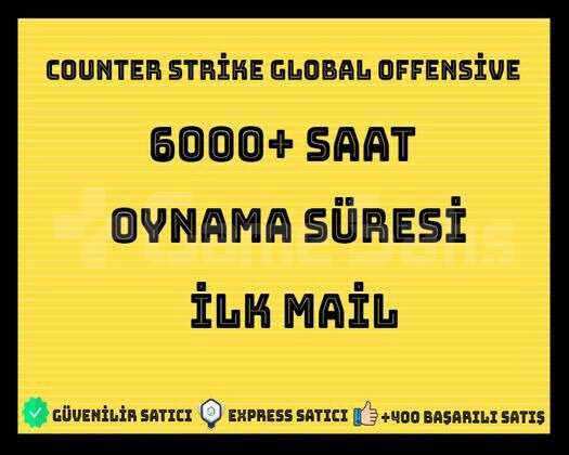 6000 Saat Csgo + FACEİT HAZIR