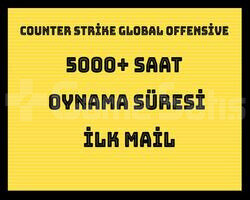 5000 Saat Csgo + FACEİT HAZIR