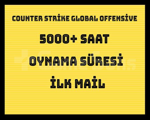 5000 Saat Csgo + FACEİT HAZIR