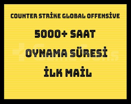 5000 Saat Csgo + FACEİT HAZIR